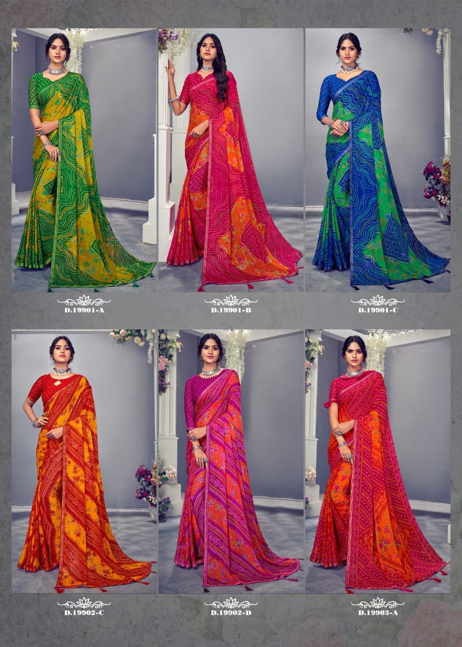 Ruchi Jalpari Vol 3 New Fancy Regular Wear Chiffon With Border Jari Saree Collection 